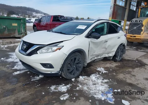 2017 Nissan Murano Platinum z USA, uszkodzony, nr VIN 5N1AZ2MH3HN190750